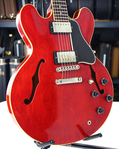 2008 Gibson Custom Shop Lee Ritenour 1961 ES-335 AGED & SIGNED! Cherry Red Dot Neck Reissue Inspired By