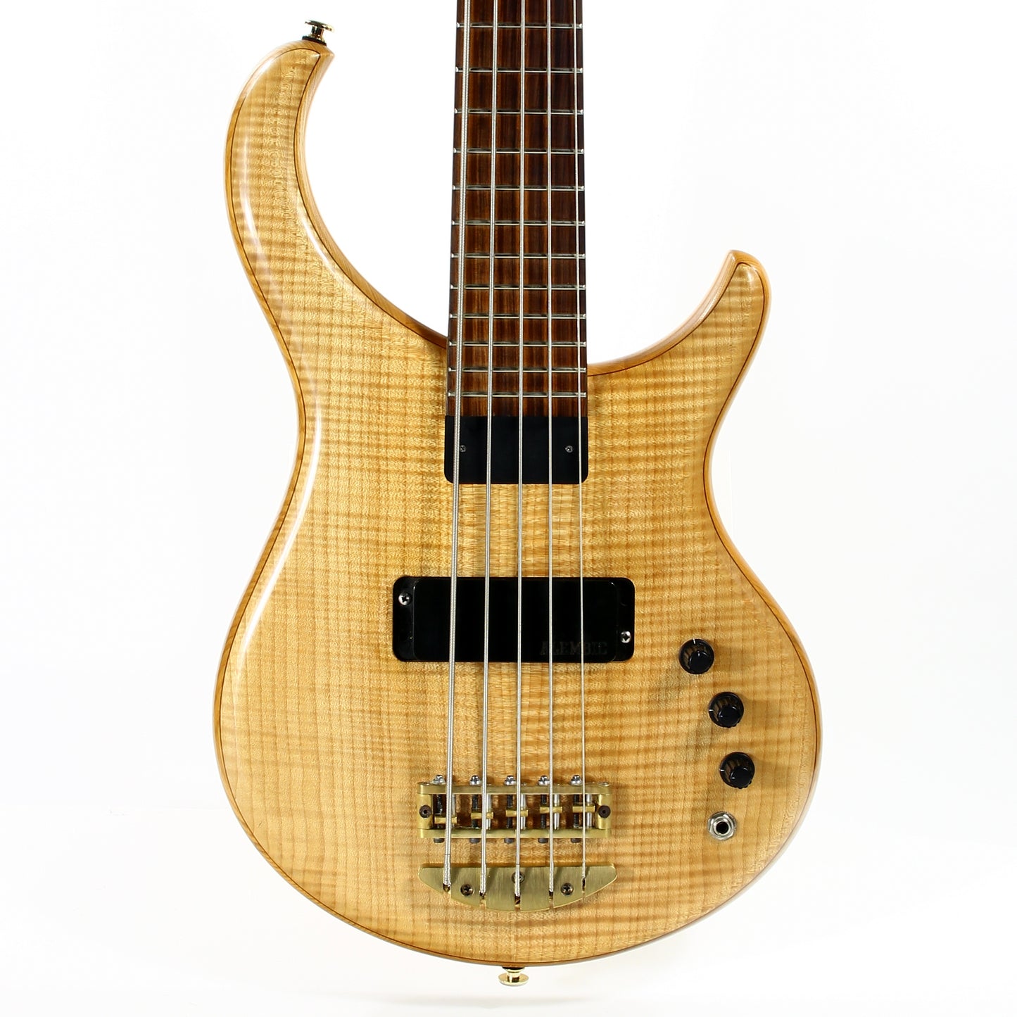 1999 Alembic Excel 5-String Bass - Flame Maple Top, Ash Body, Pau Ferro Board, High Quality USA!