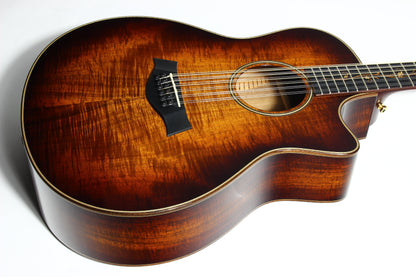 2016 Taylor K66ce 12 String Hawaiian KOA Top, Back, Sides! Shaded Edgeburst GS k26ce