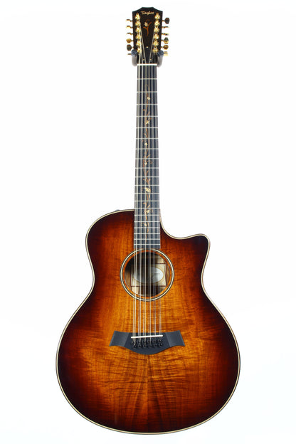 2016 Taylor K66ce 12 String Hawaiian KOA Top, Back, Sides! Shaded Edgeburst GS k26ce