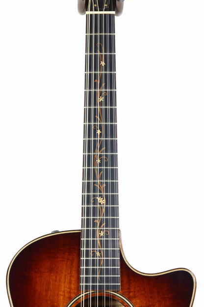 2016 Taylor K66ce 12 String Hawaiian KOA Top, Back, Sides! Shaded Edgeburst GS k26ce