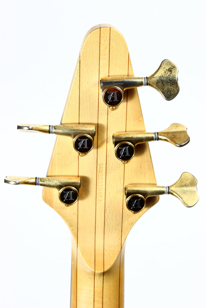 1999 Alembic Excel 5String Bass Flame Maple Top, Ash Body, Pau Ferr