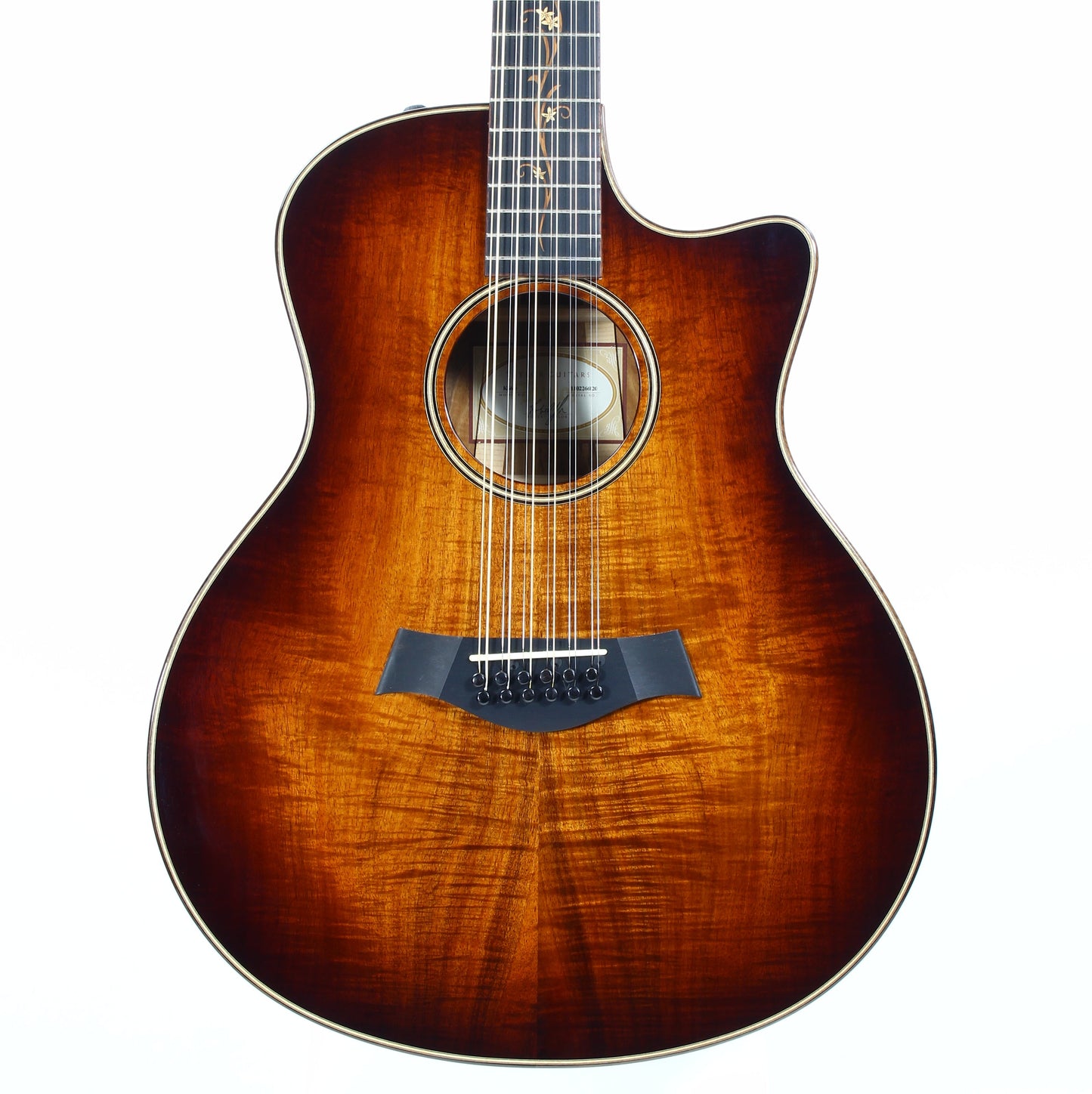 2016 Taylor K66ce 12 String Hawaiian KOA Top, Back, Sides! Shaded Edgeburst GS k26ce