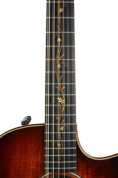 2016 Taylor K66ce 12 String Hawaiian KOA Top, Back, Sides! Shaded Edgeburst GS k26ce