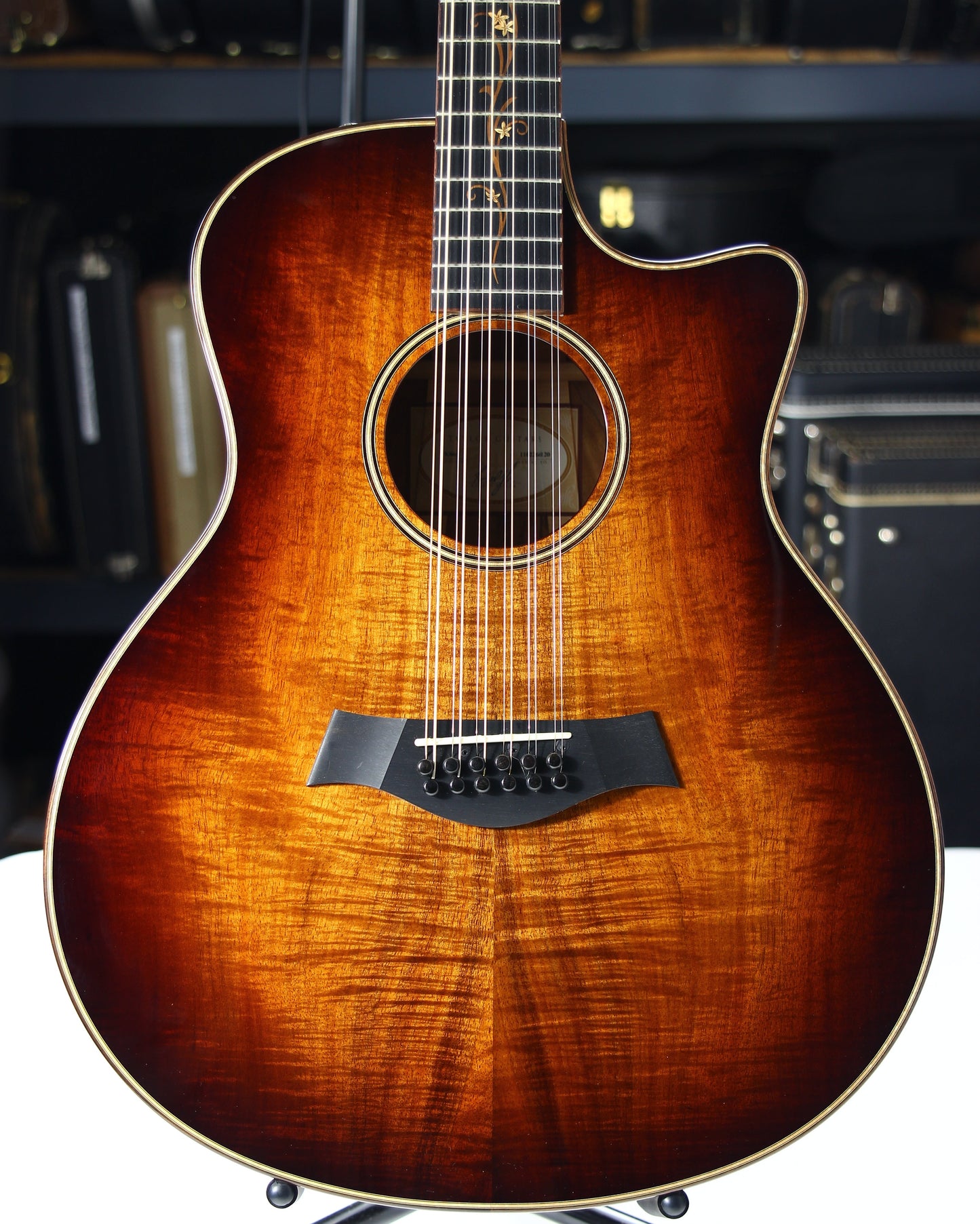 2016 Taylor K66ce 12 String Hawaiian KOA Top, Back, Sides! Shaded Edgeburst GS k26ce