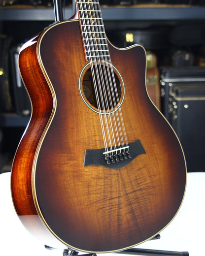 2016 Taylor K66ce 12 String Hawaiian KOA Top, Back, Sides! Shaded Edgeburst GS k26ce