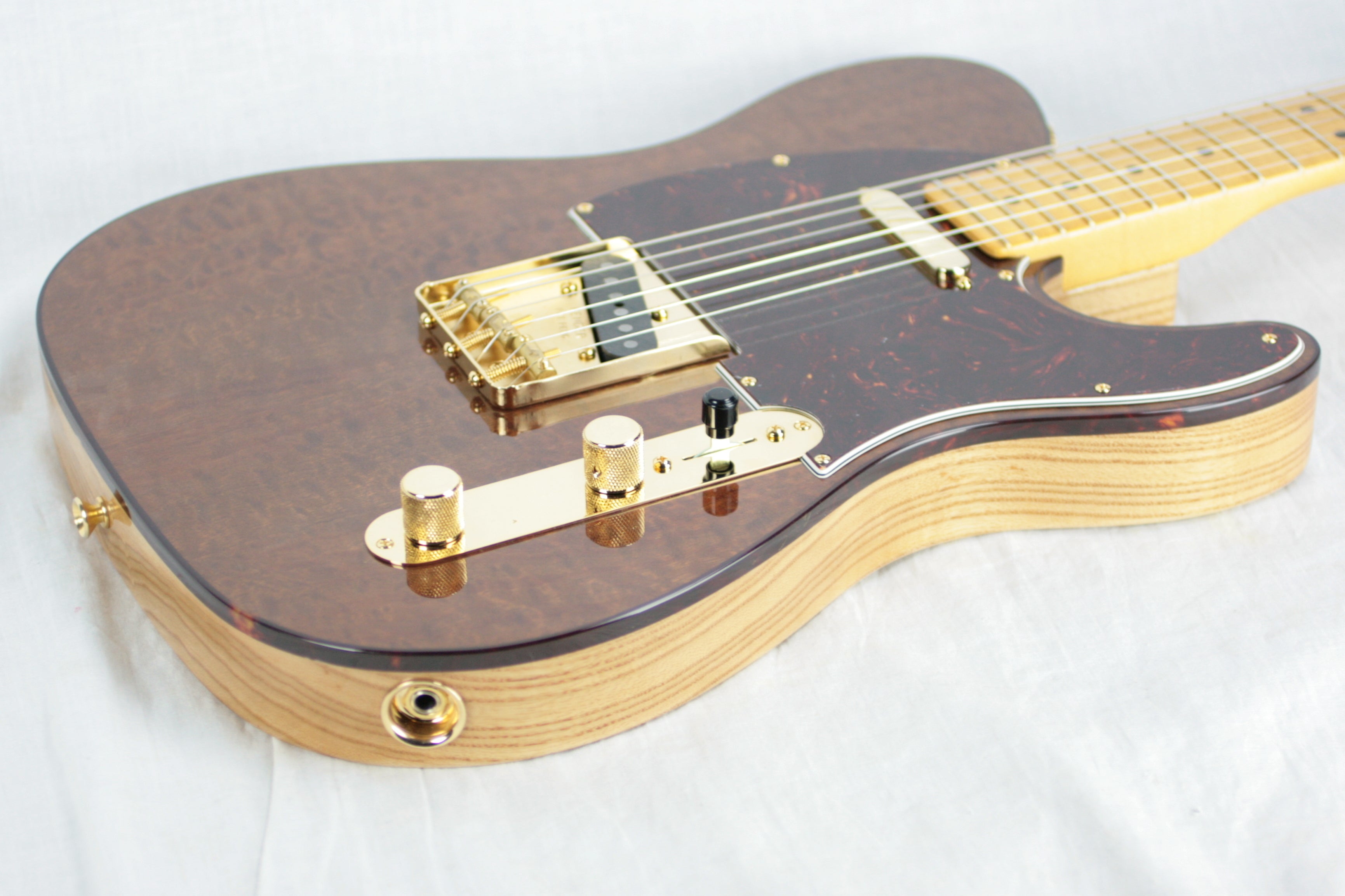 2019 Fender USA Rarities Quilt Top Red Mahogany Telecaster
