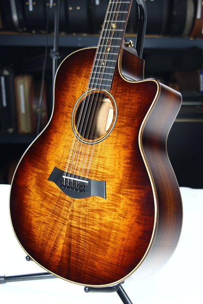 2016 Taylor K66ce 12 String Hawaiian KOA Top, Back, Sides! Shaded Edgeburst GS k26ce