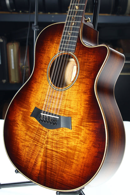 2016 Taylor K66ce 12 String Hawaiian KOA Top, Back, Sides! Shaded Edgeburst GS k26ce