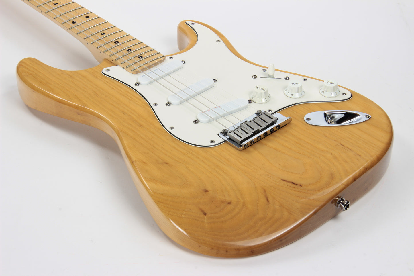 1990 Fender American Stratocaster Strat Plus Natural ASH USA Deluxe - Lace Sensor Pickups!