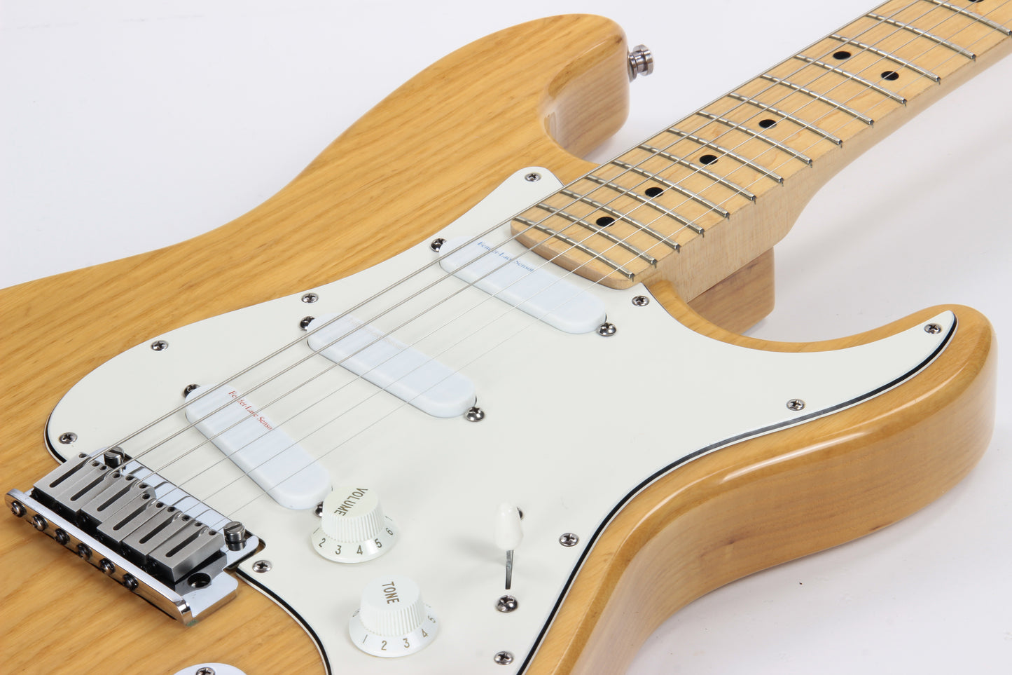 1990 Fender American Stratocaster Strat Plus Natural ASH USA Deluxe - Lace Sensor Pickups!