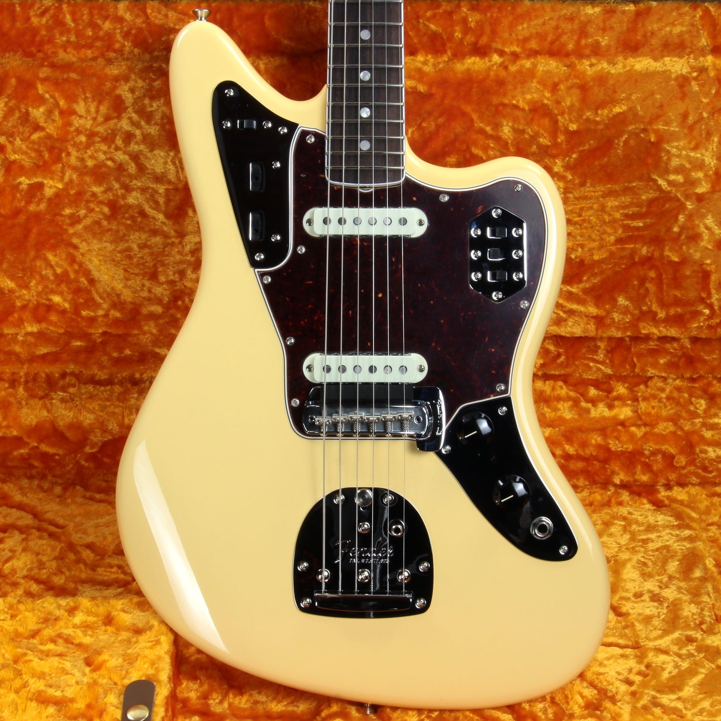 Fender 1965 American Vintage Thin Skin Jaguar Reissue - White, Matching Headstock, Bound, Lacquer, AVRI