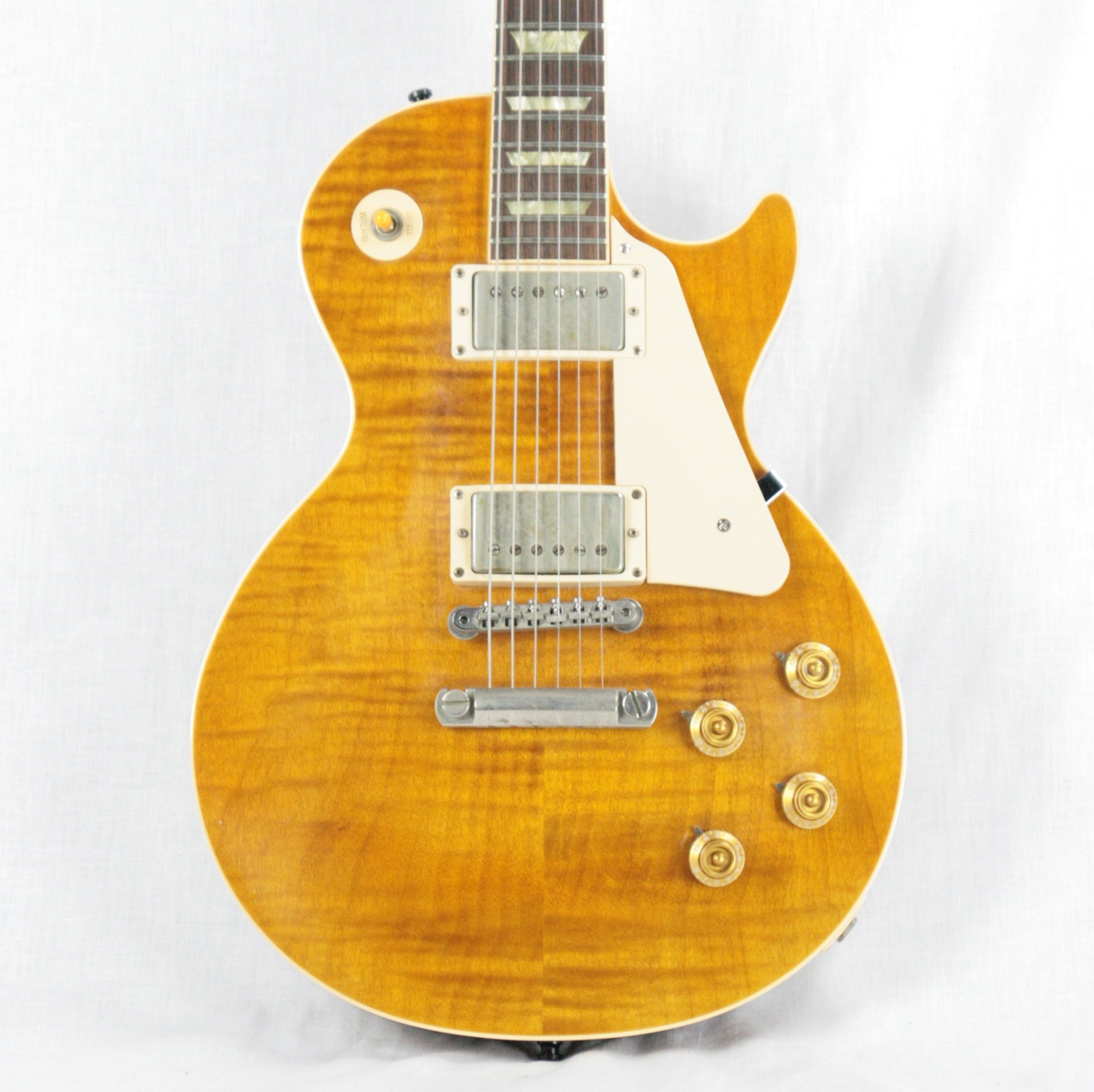 *SOLD*  1995 Gibson Les Paul Classic Plus Flametop! Amber 1960 Reissue Standard! 60