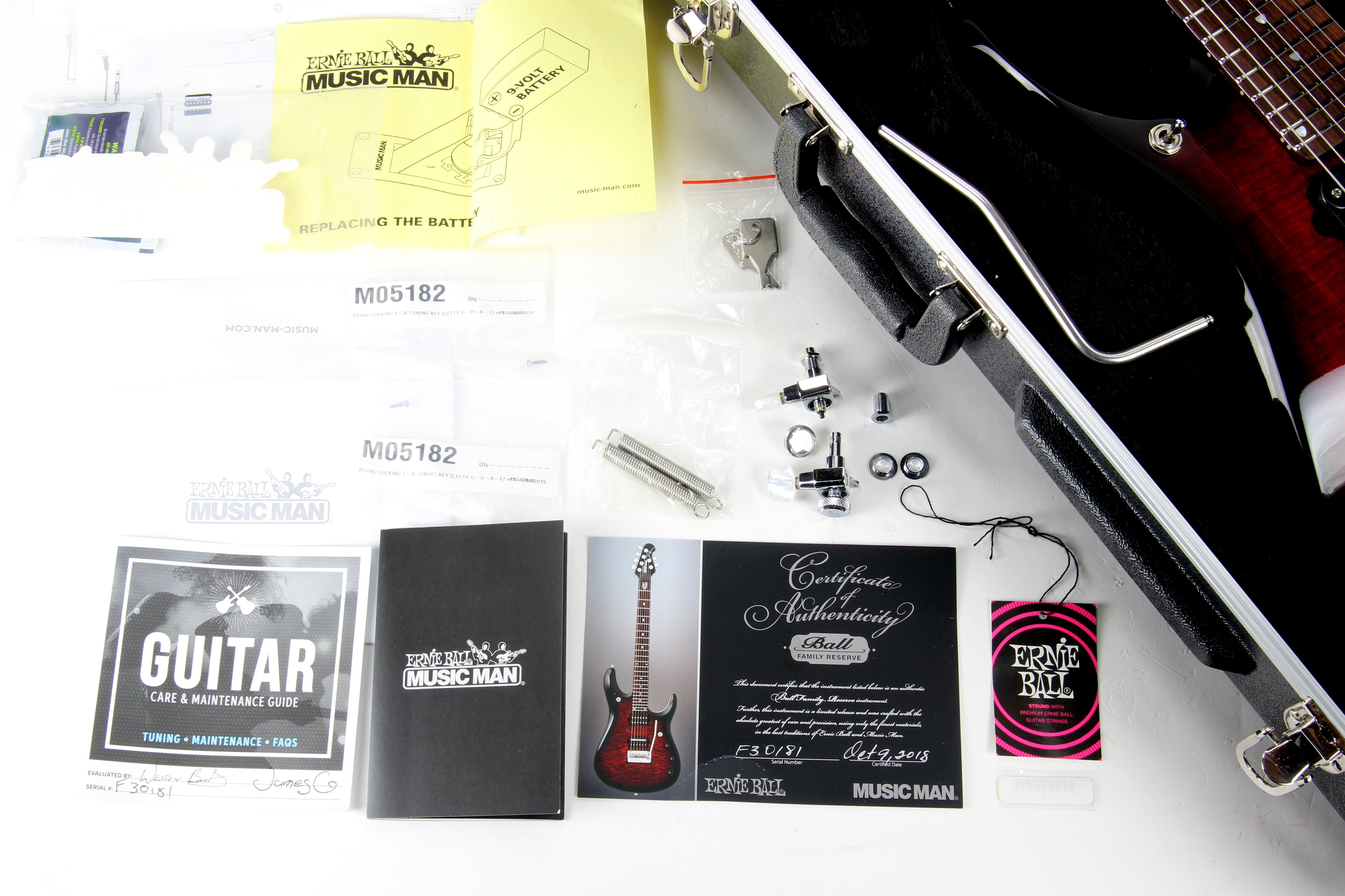 2018 Ernie Ball Music Man BFR 7-String John Petrucci JP7
