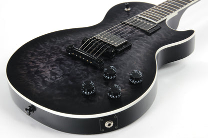 2019 Gibson Les Paul Dark Knight Limited Edition QUILT TOP - Ebony, Transparent Smoke Black Satin