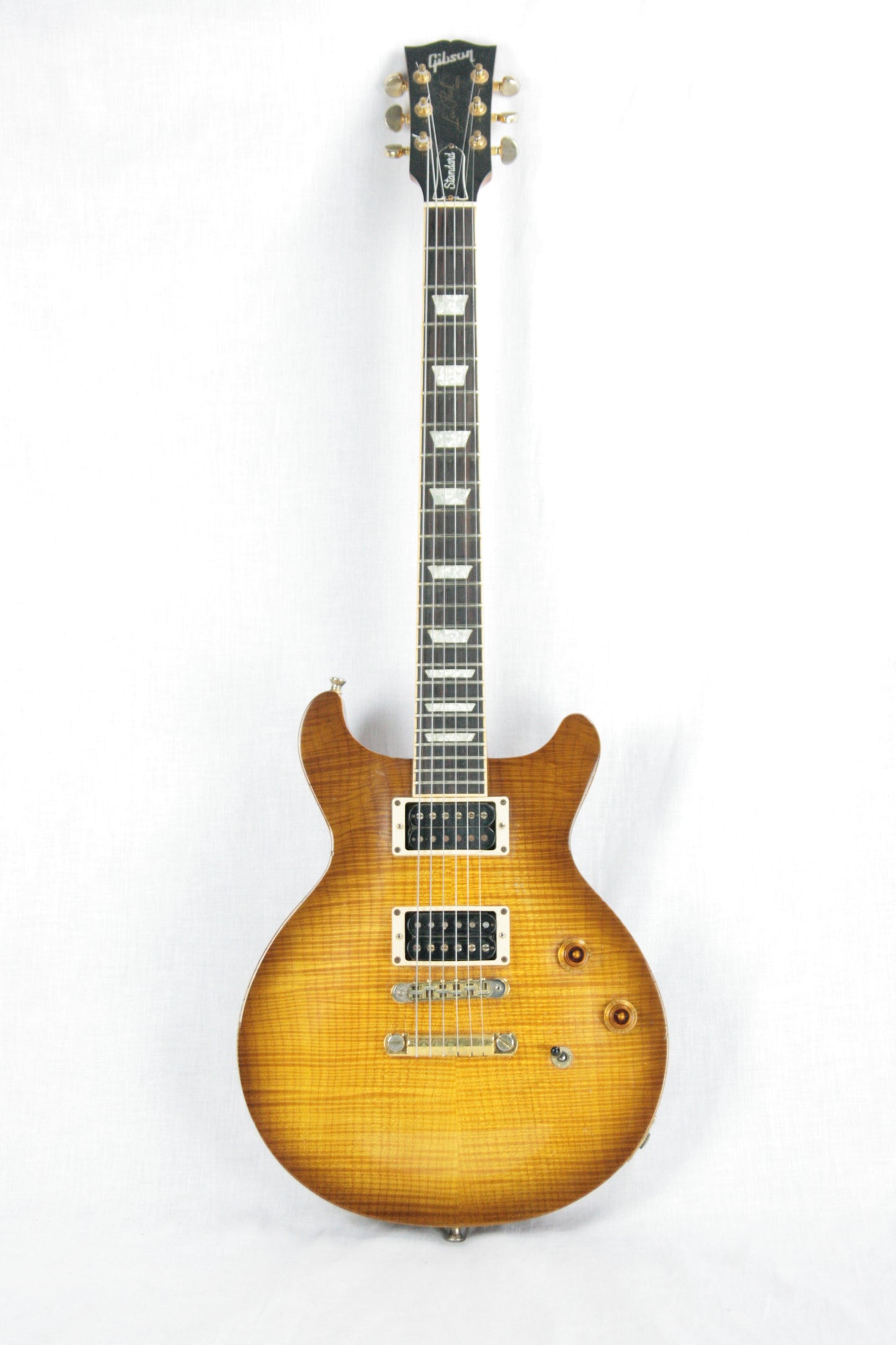 FLAMETOP 2003 Gibson Les Paul Standard DC Double Cut! Cutaway Plus Honey Burst