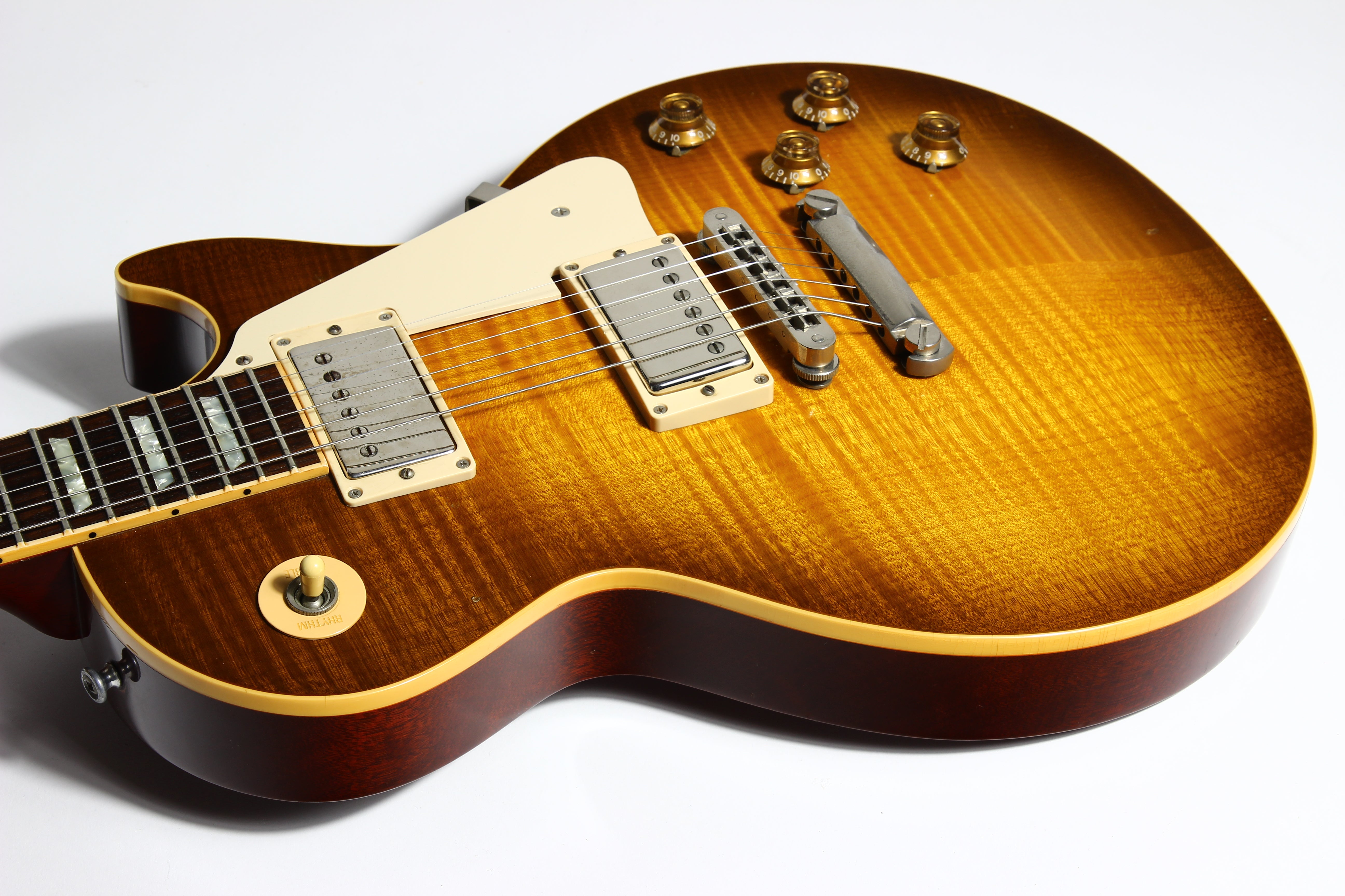 *SOLD*  2003 Gibson 50's Les Paul Standard Plus Honey Burst Flametop -- 1950's Neck, Burstbucker PAF's!