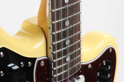 Fender 1965 American Vintage Thin Skin Jaguar Reissue - White, Matching Headstock, Bound, Lacquer, AVRI