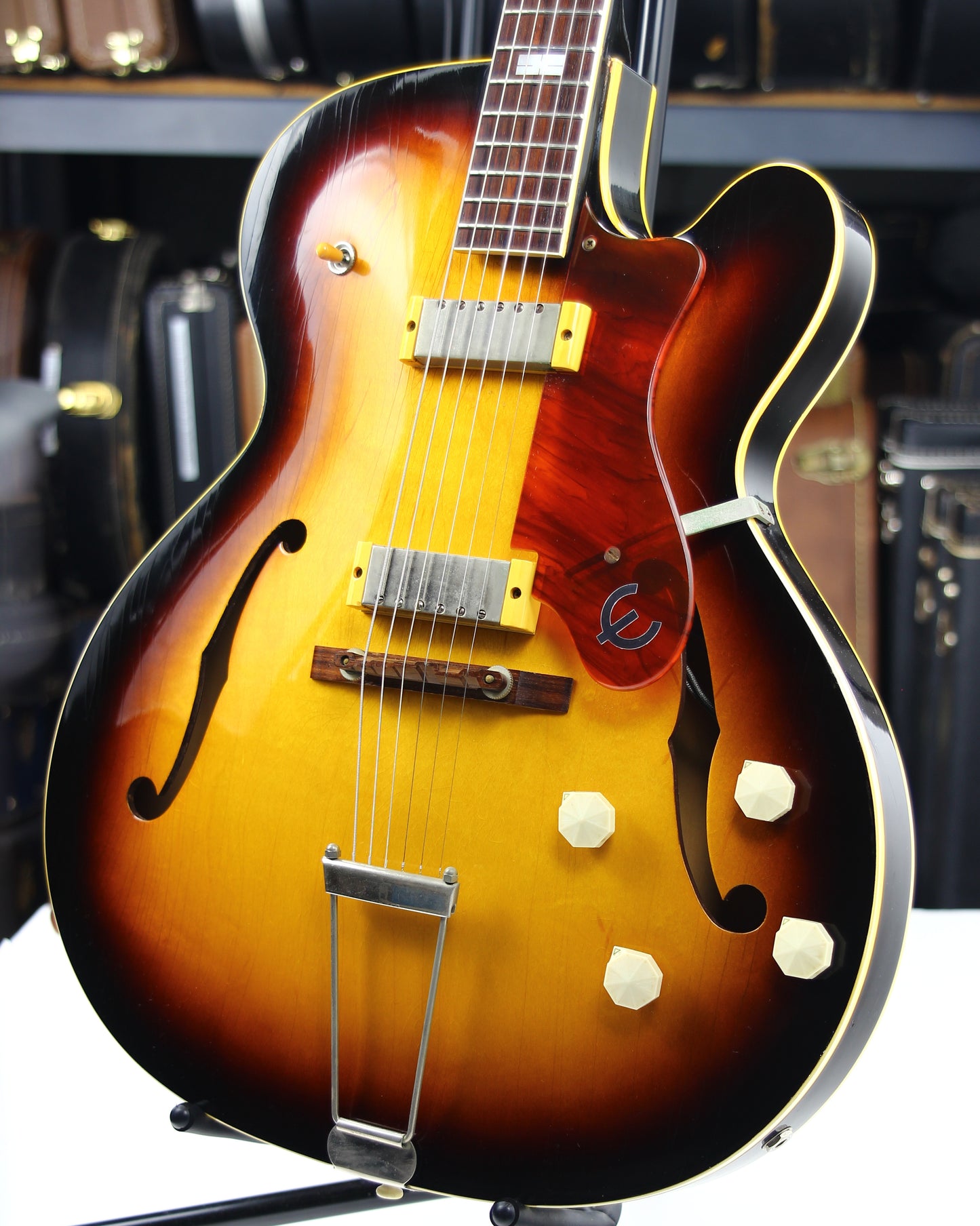 RARE 1958 Epiphone Gibson-Made Zephyr Regent Thinline E312T Electric - 2 New York Pickups, Cutaway