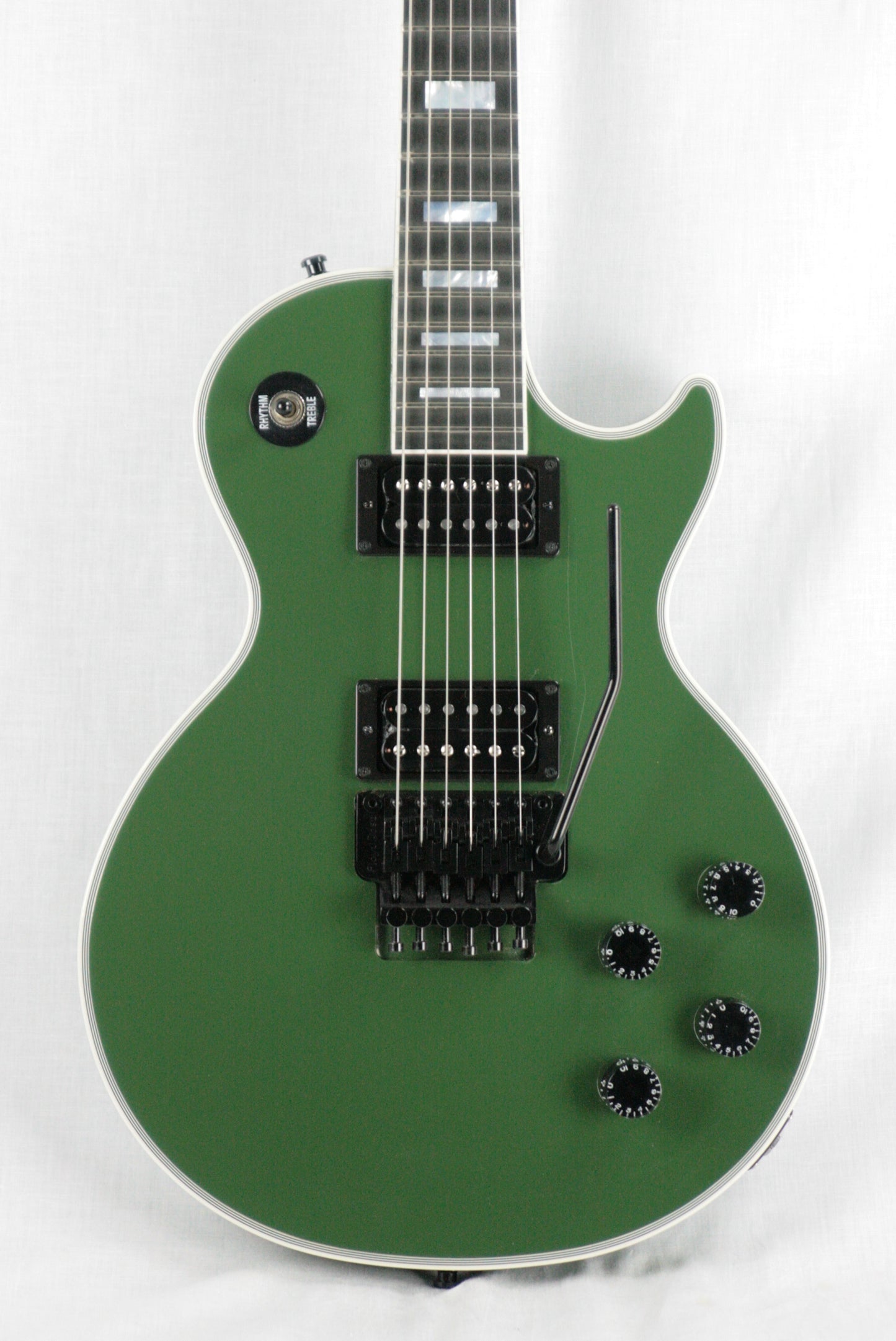 MINT 2018 Gibson Custom Shop Les Paul Modern Axcess HUNTER GREEN Black Floyd Rose