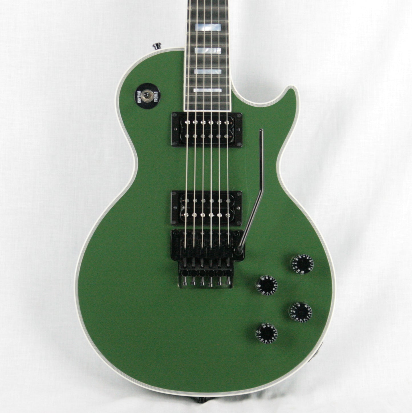 MINT 2018 Gibson Custom Shop Les Paul Modern Axcess HUNTER GREEN Black Floyd Rose