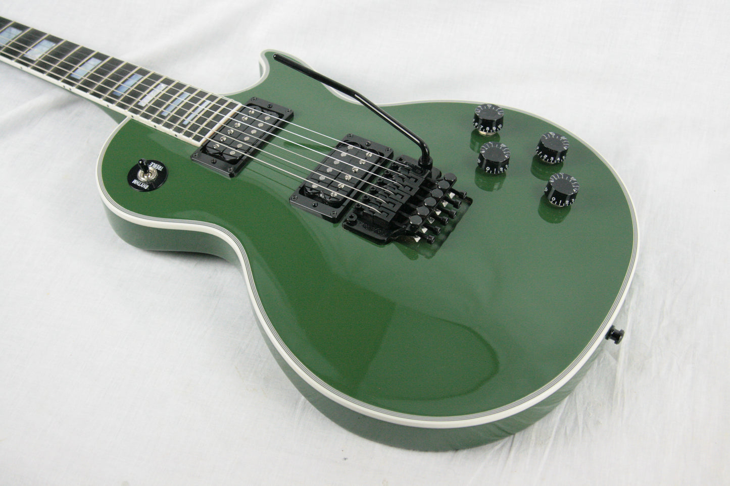 MINT 2018 Gibson Custom Shop Les Paul Modern Axcess HUNTER GREEN Black Floyd Rose