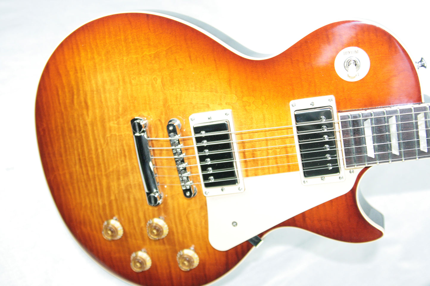 2016 Gibson ES Les Paul NO F-HOLES! Flametop Plus LTD! Memphis standard 335 figured