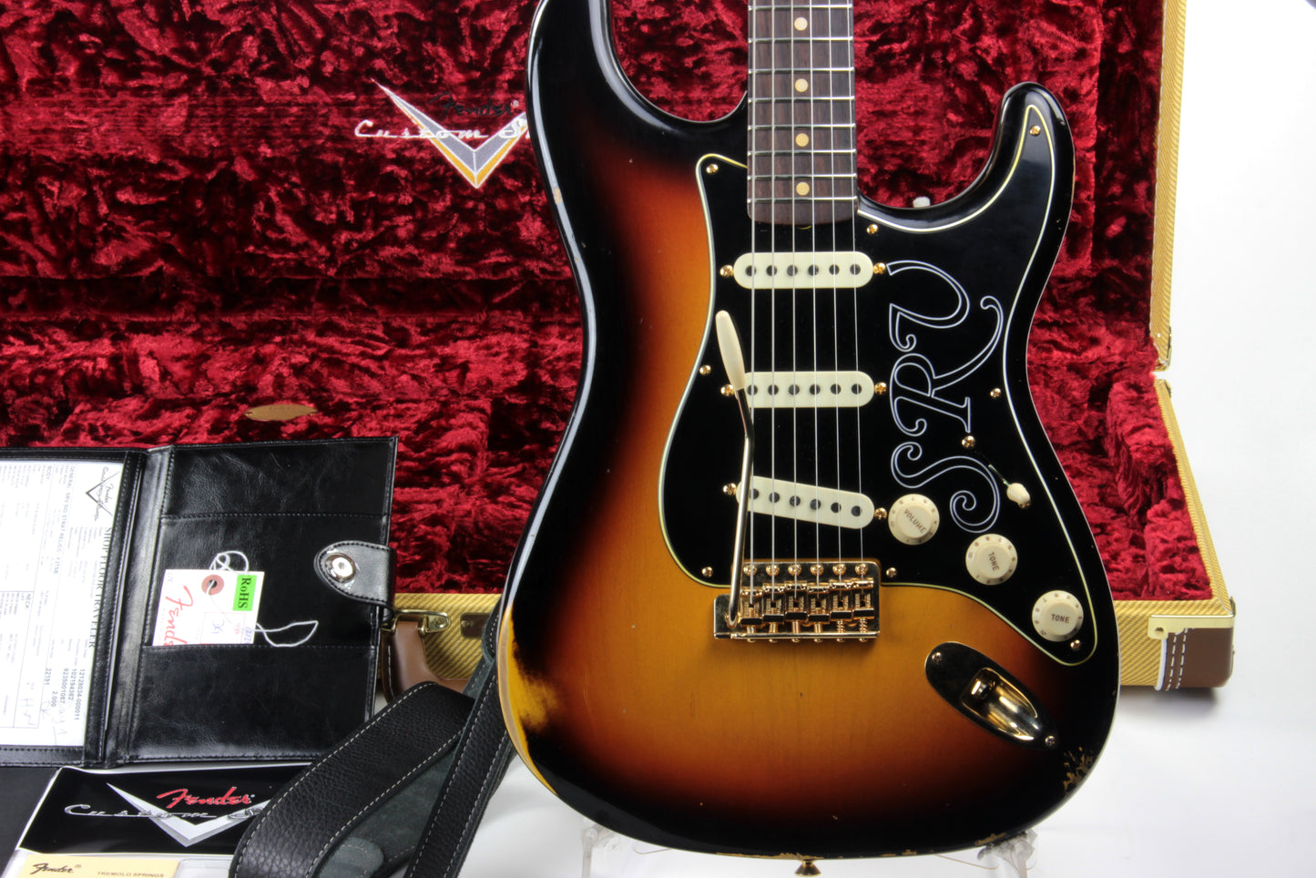 2020 Fender Custom Shop Stevie Ray Vaughan Signature Relic Stratocaster SRV Sunburst Strat