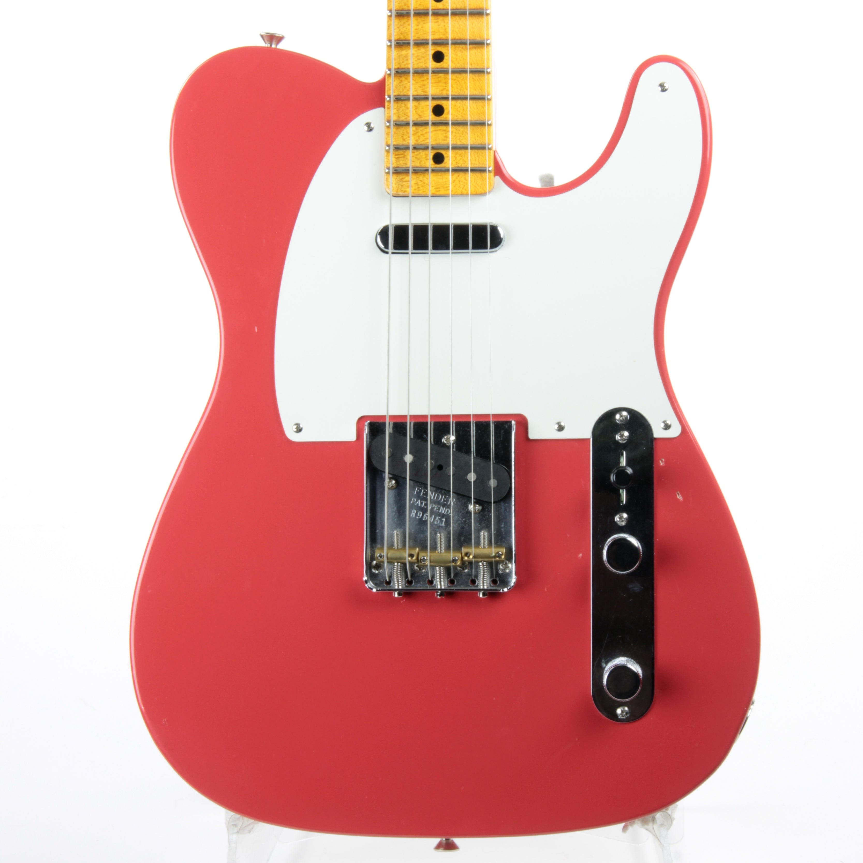 *SOLD*  2018 Fender Custom Shop 1955 Telecaster WW10 Wildwood LTD Relic Ready FIESTA RED