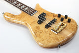 *SOLD*  2011 Spector EURO 4 LX Bass Exotic Poplar Burl Gloss EMG PJ w/ Hard Case