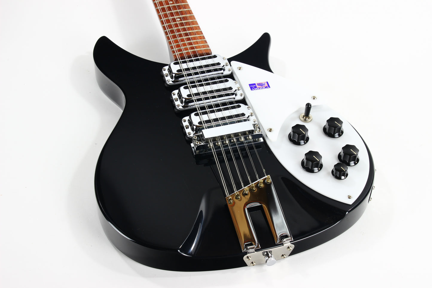 RARE 1999 Rickenbacker 325/12v63 Jetglo Black -- 12-String 325v63 Reissue! John Lennon Beatles Guitar!