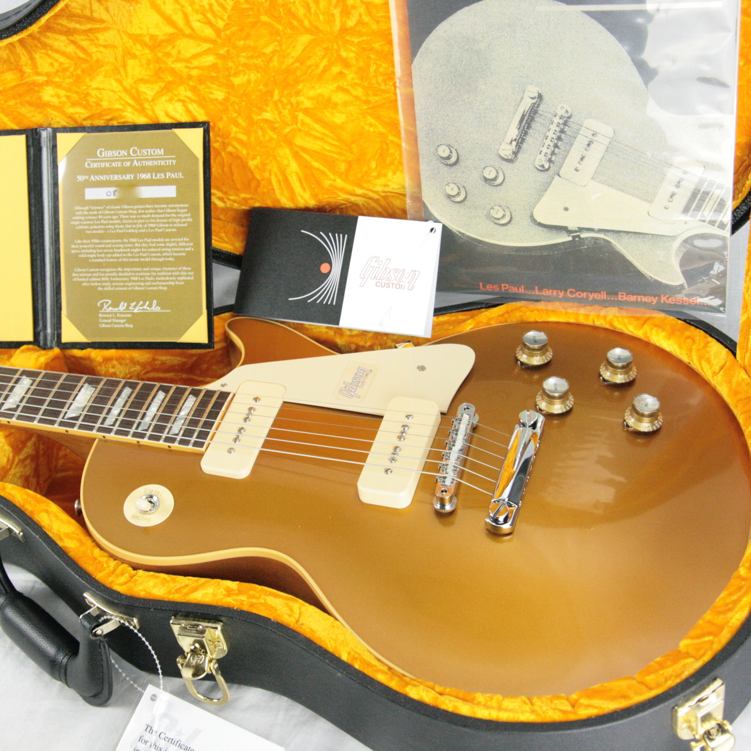 2018 Gibson 1968 Les Paul Goldtop Historic Reissue! 50th Anniversary Limited Edition 68 Made!