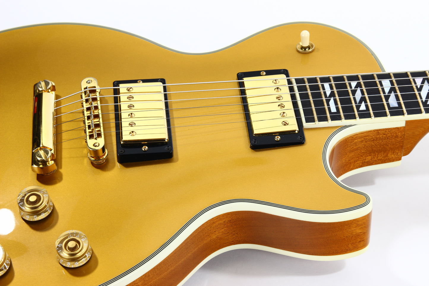 2007 Gibson Limited Edition Les Paul Supreme Gold Top Guitar of the Week #22 -- Super 400 Custom Inlays, GOTW!