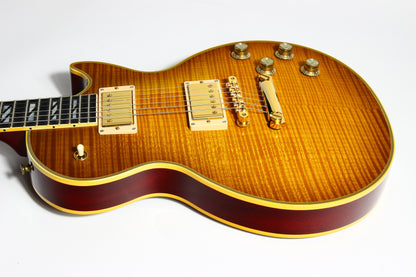 KILLER TOP! 2007 Gibson Custom Shop Les Paul Figured w/ Super 400 Inlays Limited Edition -- 25/50 vibes, Butterscotch, 1959 '59 The Best!