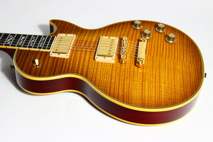 KILLER TOP! 2007 Gibson Custom Shop Les Paul Figured w/ Super 400 Inlays Limited Edition -- 25/50 vibes, Butterscotch, 1959 '59 The Best!