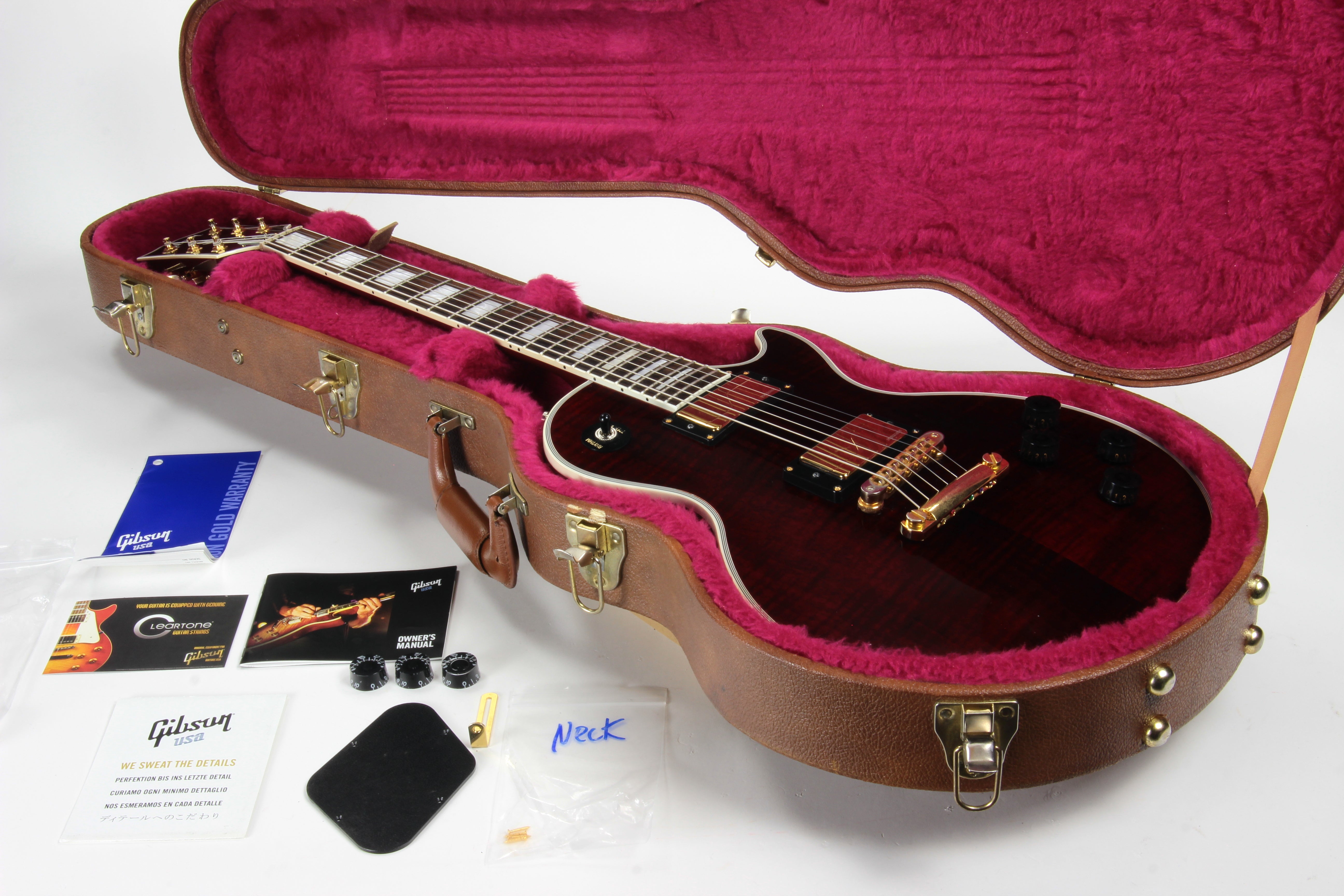 *SOLD*  2014 Gibson Les Paul Custom Classic Lite Wine Red - Upgraded w/ Fishman Fluence Moderns!