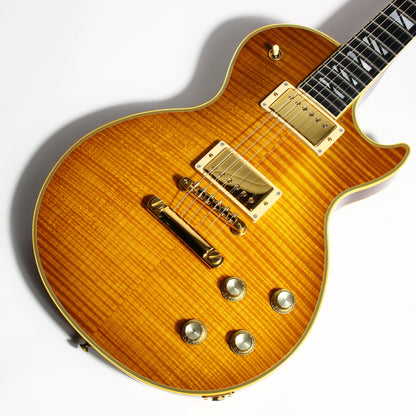 KILLER TOP! 2007 Gibson Custom Shop Les Paul Figured w/ Super 400 Inlays Limited Edition -- 25/50 vibes, Butterscotch, 1959 '59 The Best!