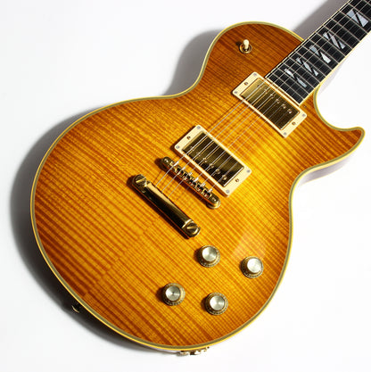 KILLER TOP! 2007 Gibson Custom Shop Les Paul Figured w/ Super 400 Inlays Limited Edition -- 25/50 vibes, Butterscotch, 1959 '59 The Best!