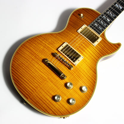 KILLER TOP! 2007 Gibson Custom Shop Les Paul Figured w/ Super 400 Inlays Limited Edition -- 25/50 vibes, Butterscotch, 1959 '59 The Best!