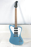 NOS 2011 Gibson Firebird Non-Reverse Pelham Blue 3 P90's w/ OHSC! MINT UNPLAYED!