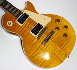 1992 Gibson Les Paul Model Classic Plus Flametop Trans AMBER 1960 Reissue -- Early 1990's standard