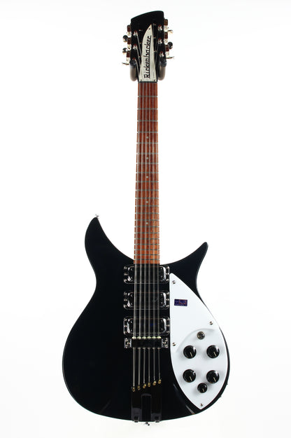 RARE 1999 Rickenbacker 325/12v63 Jetglo Black -- 12-String 325v63 Reissue! John Lennon Beatles Guitar!