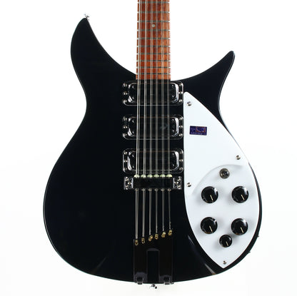 RARE 1999 Rickenbacker 325/12v63 Jetglo Black -- 12-String 325v63 Reissue! John Lennon Beatles Guitar!