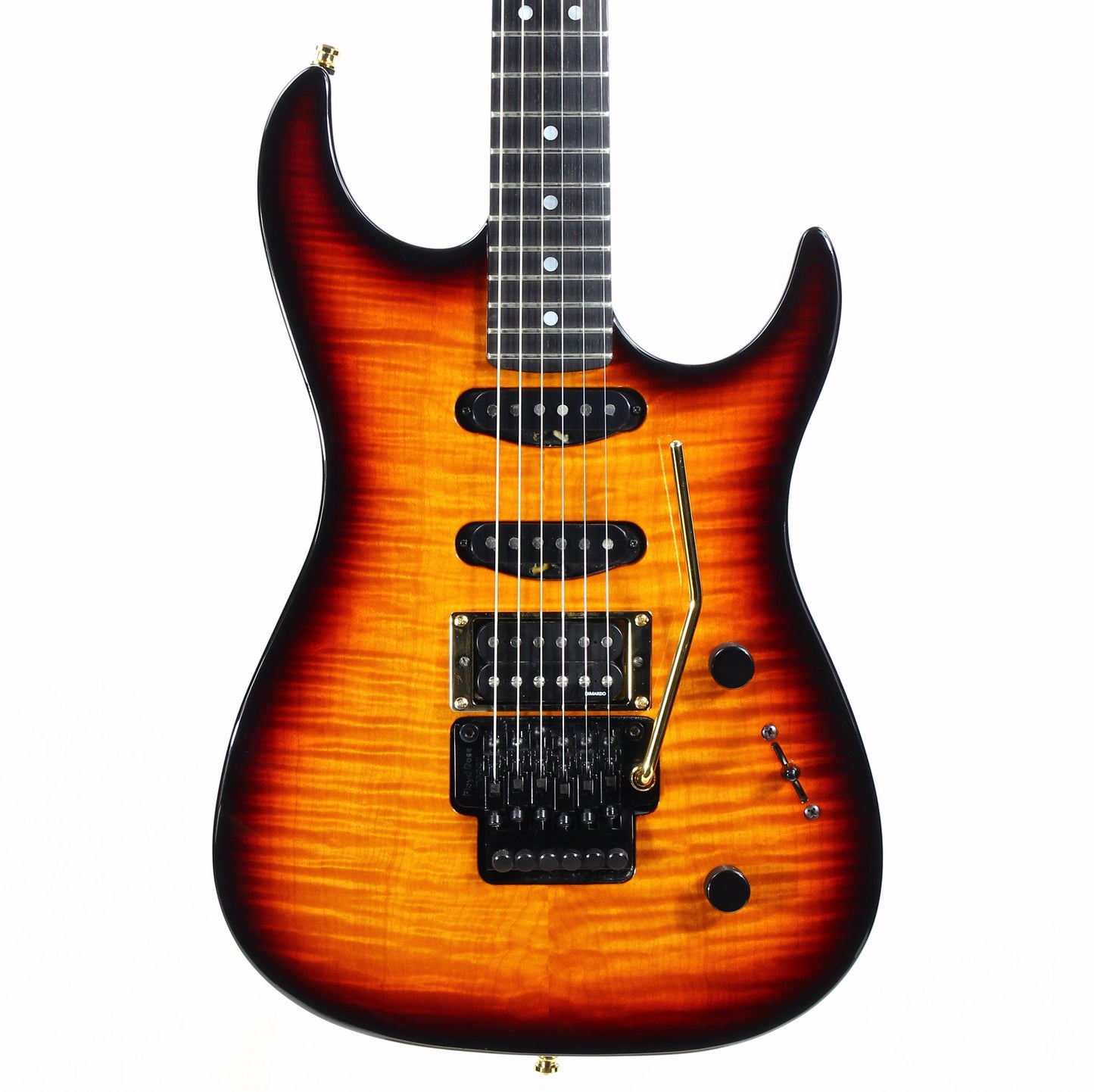 1994 Fender Custom Shop Set Neck SN Stratocaster Floyd Rose Reverse Headstock Flame Top - John Page Era! Rare Guitar!