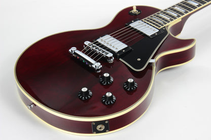 CLEAN 1976 Gibson Les Paul Custom Wine Red - CHROME HARDWARE, Original Case, Vintage