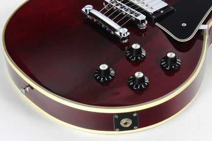 CLEAN 1976 Gibson Les Paul Custom Wine Red - CHROME HARDWARE, Original Case, Vintage