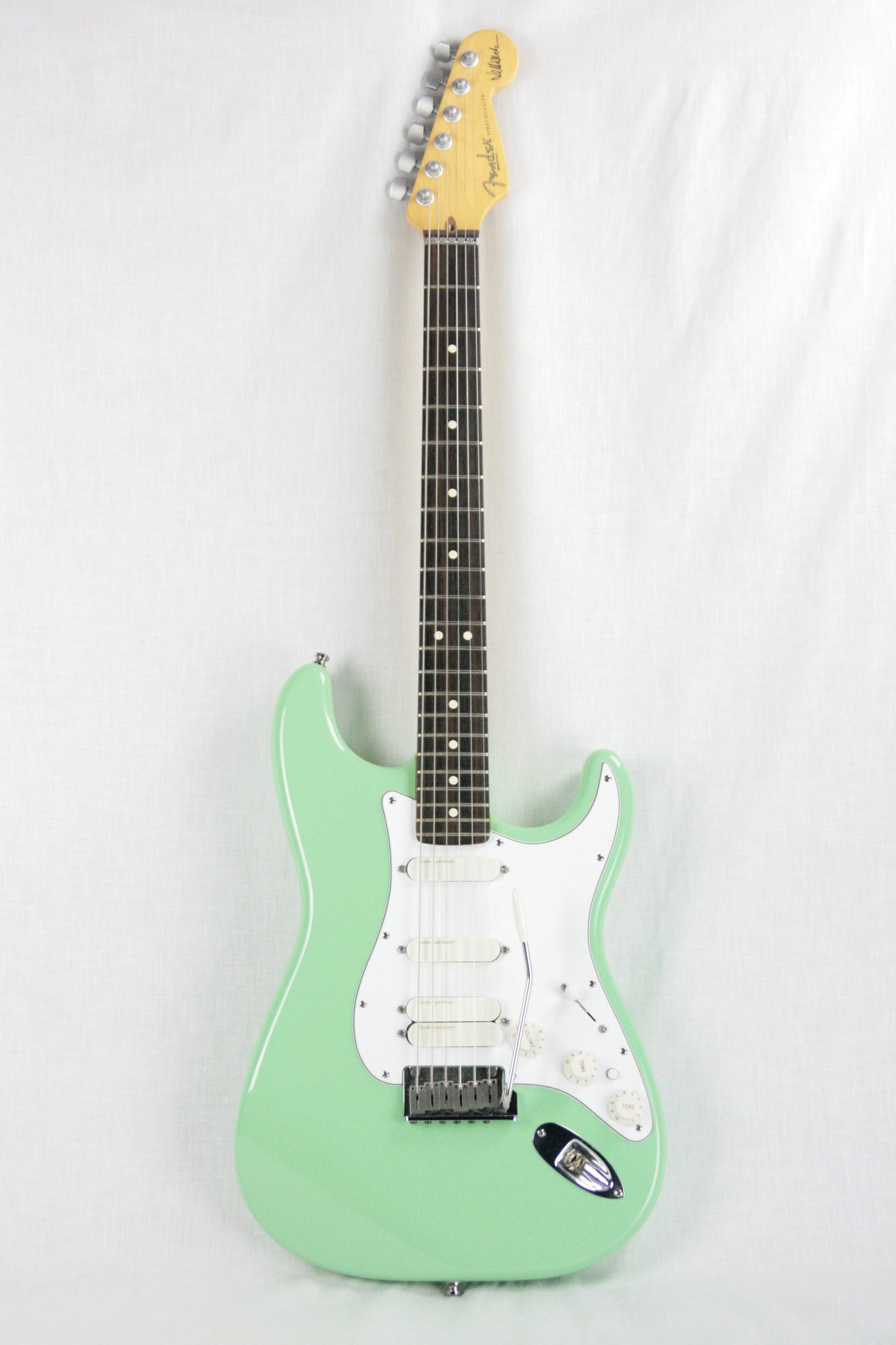 MINT! 1999 Fender USA JEFF BECK Stratocaster! SEA FOAM GREEN! American Strat