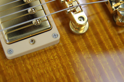 KILLER TOP! 2007 Gibson Custom Shop Les Paul Figured w/ Super 400 Inlays Limited Edition -- 25/50 vibes, Butterscotch, 1959 '59 The Best!