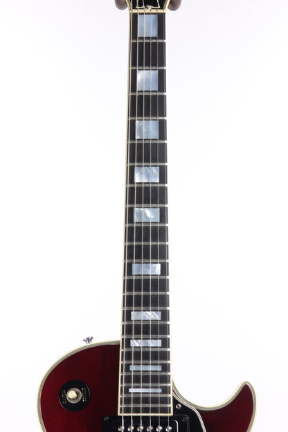 CLEAN 1976 Gibson Les Paul Custom Wine Red - CHROME HARDWARE, Original Case, Vintage