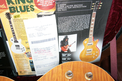 2010 Gibson Custom Shop SLASH #5 AFD Les Paul MURPHY AGED SIGNED Appetite For Destruction